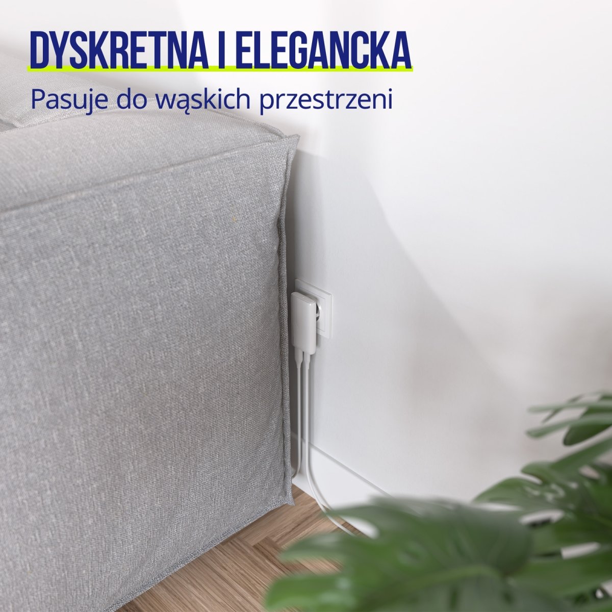 Allity Laddare, 1x USB-C, 1x USB-A, 65W - Vit