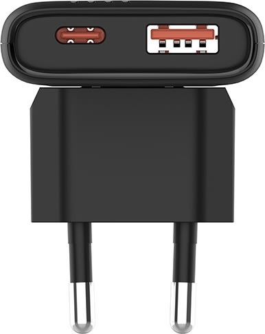 Allity Laddare, 1x USB-C, 1x USB-A, 65W - Svart