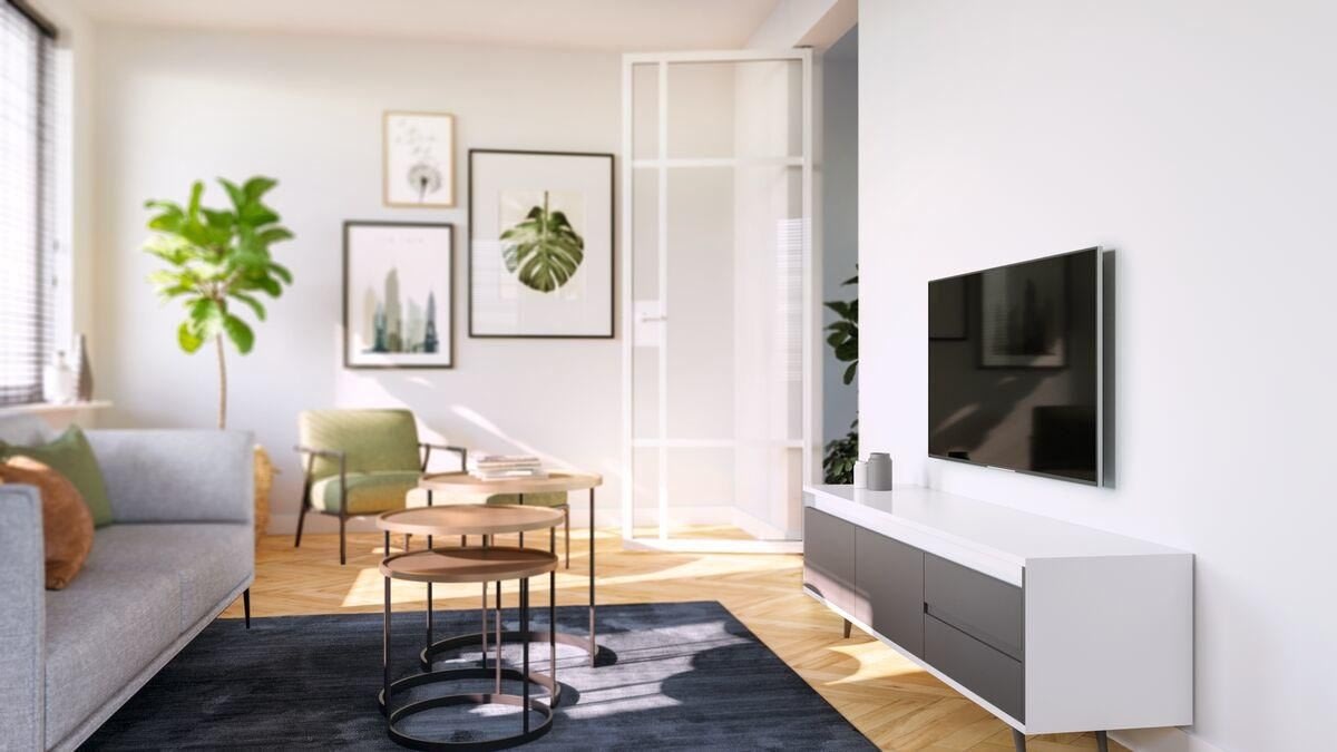 Vogel's TV-väggfäste, svart - TVM 3295