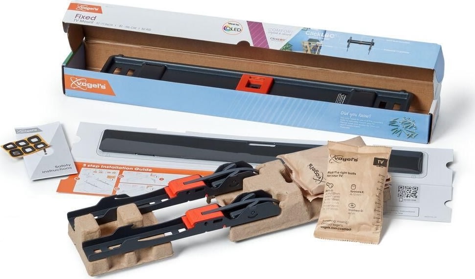 Vogel's TV-väggfäste, svart - TVM 3405