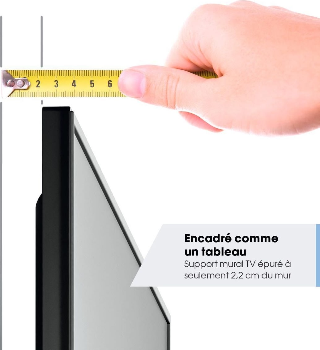 Vogel's TV-väggfäste, svart - TVM 3405