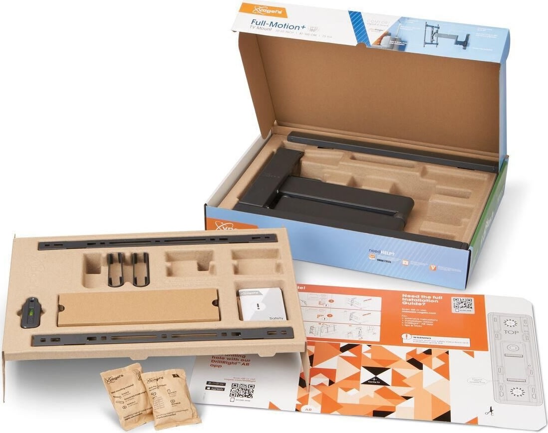 Vogel*s TV-väggfäste, svart - full motion