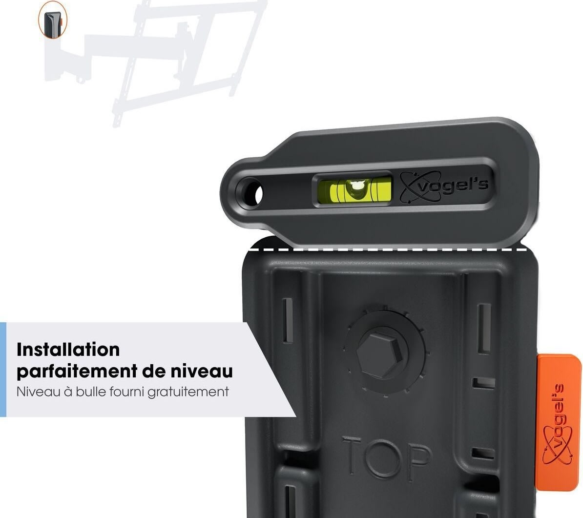 Vogel*s TV-väggfäste, svart - full motion