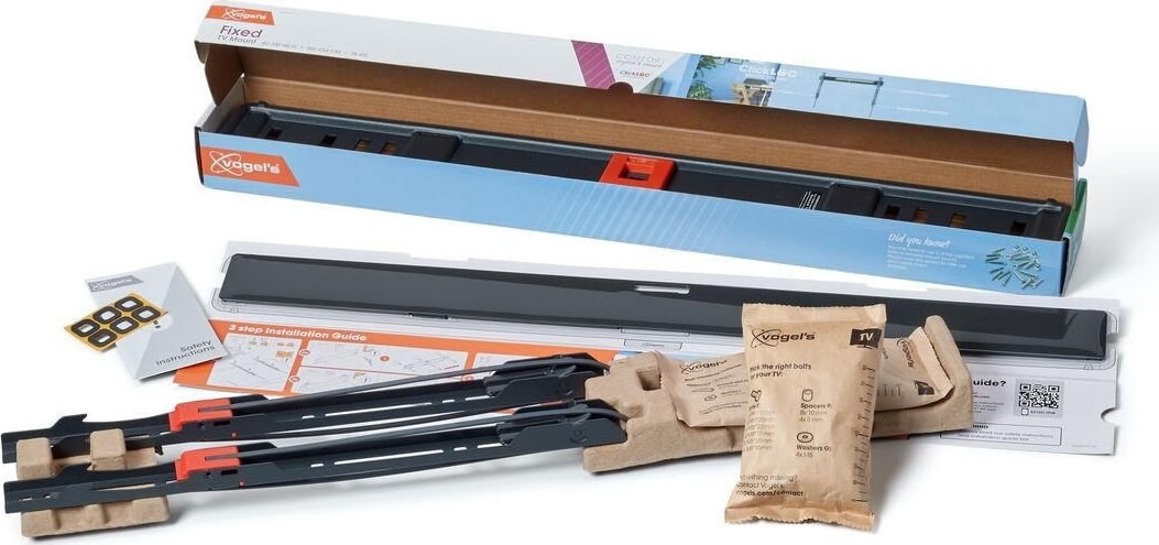 Vogel's TV-väggfäste, svart - TVM 3605