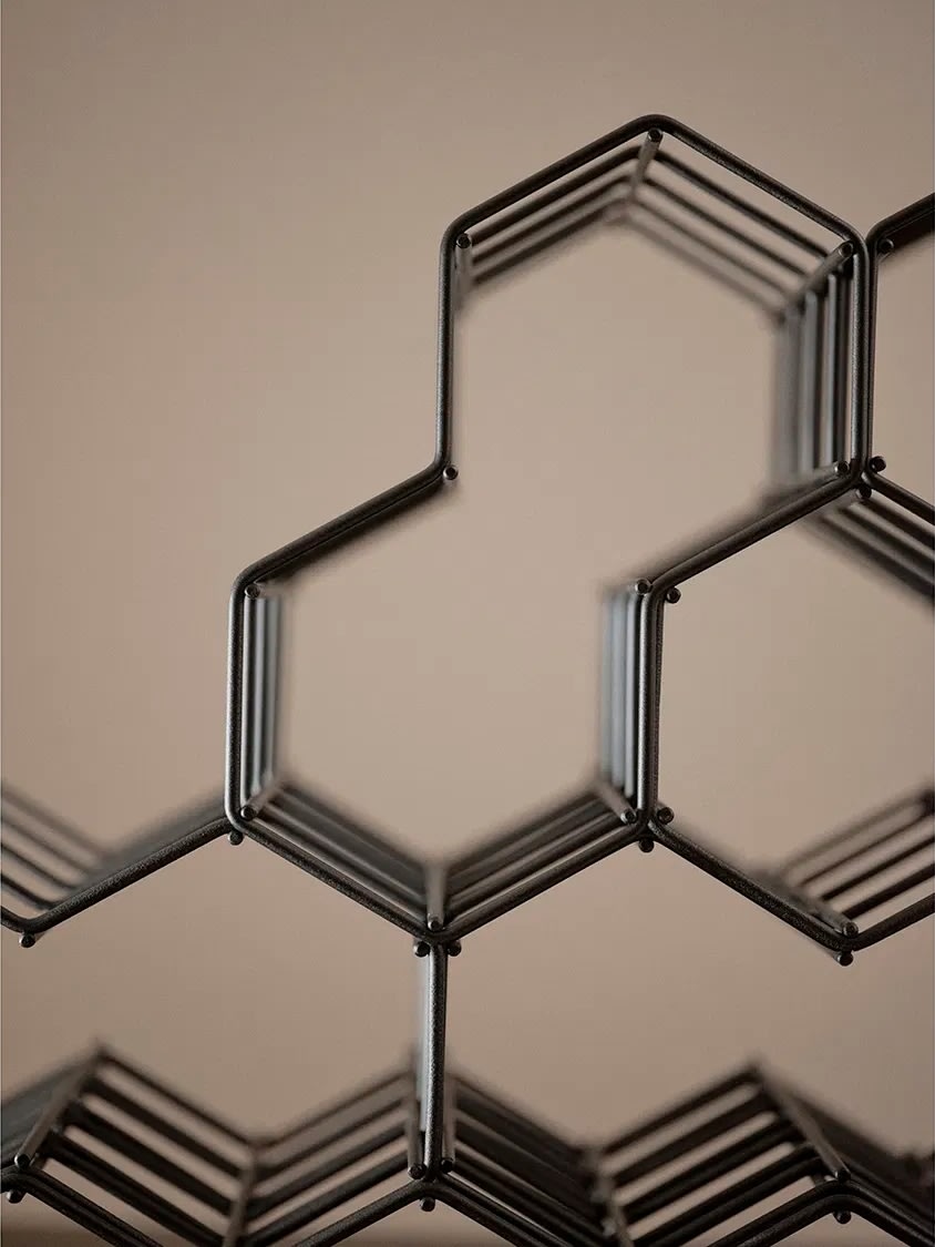 Zone Rocks Vinställ Modul, 2 platser, svart