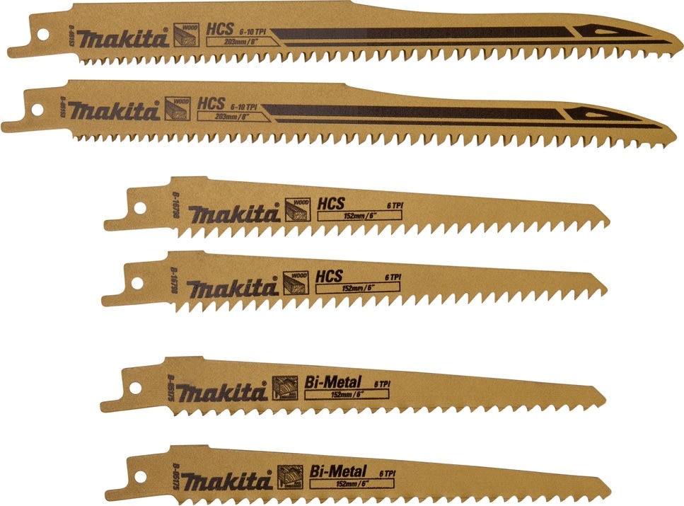 Makita Tiggsågbladset, 6 st.
