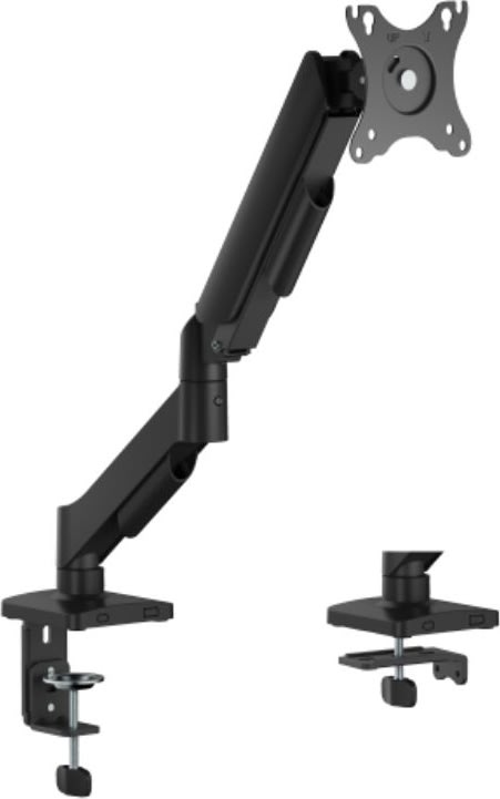 eSTUFF skärmhållare, svart - för skrivbord