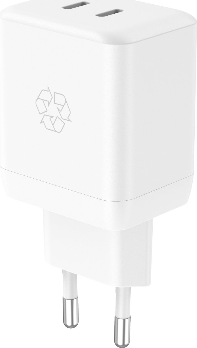 Essentials-laddare 35W, USB-C, vit