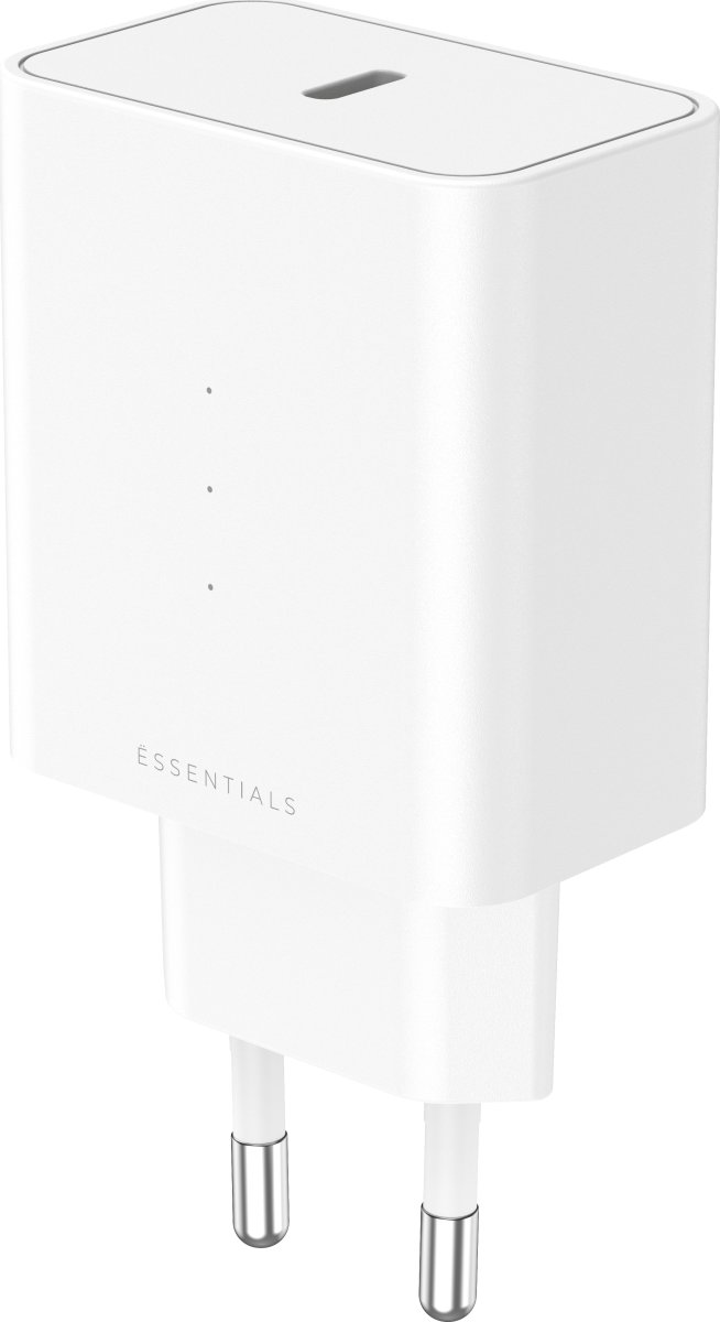 Ëssentials-laddare, 45W, USB-C, vit