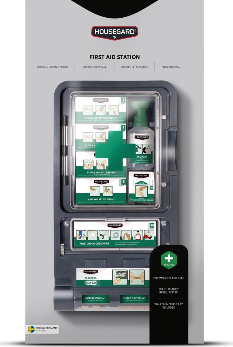 Housegard Första hjälpen-station
