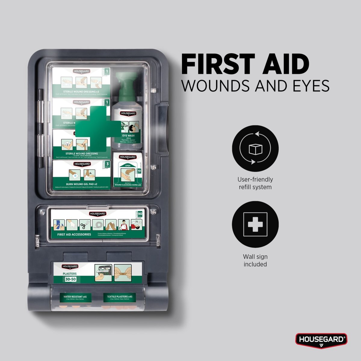Housegard Första hjälpen-station