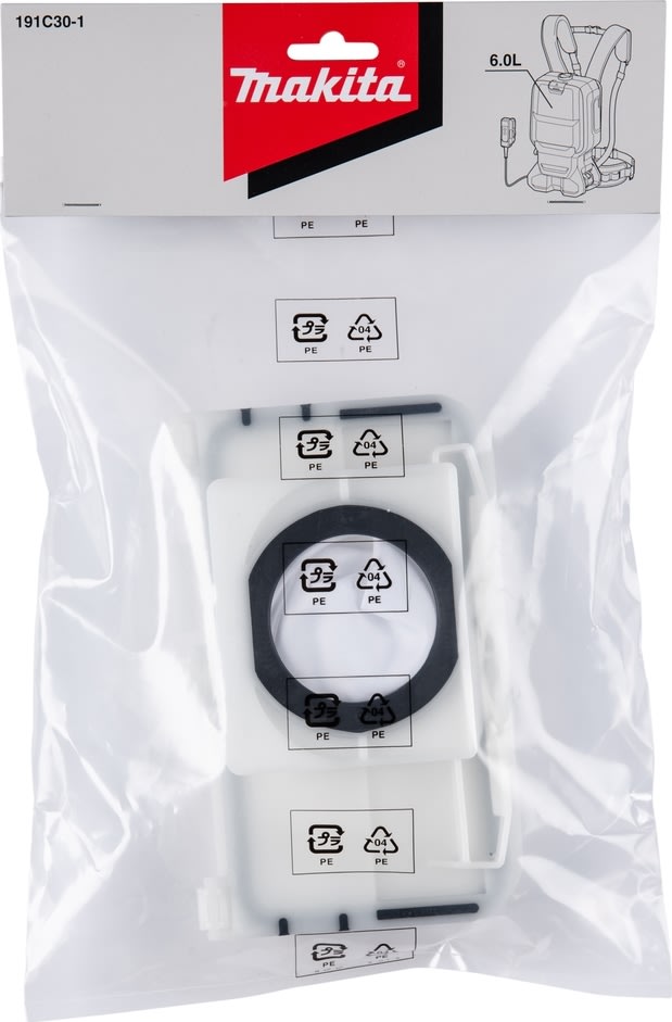 Makita Dammpåse tyg till ryggdammsugare DVC660Z