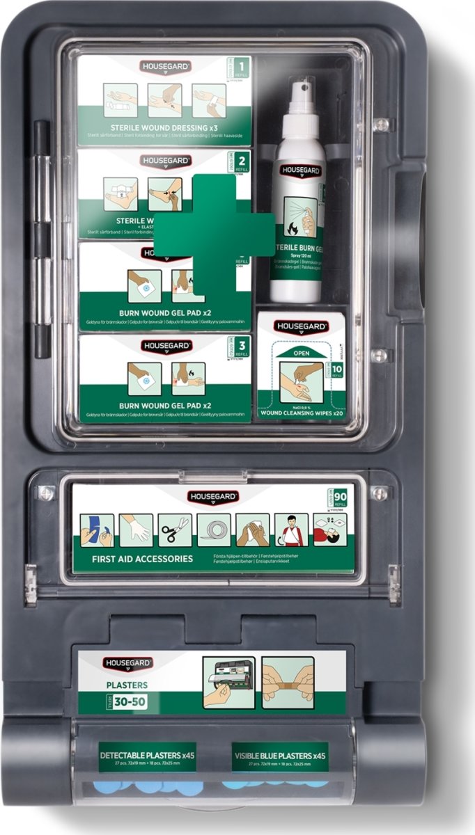 Housegard Första hjälpen- och brännskadestation