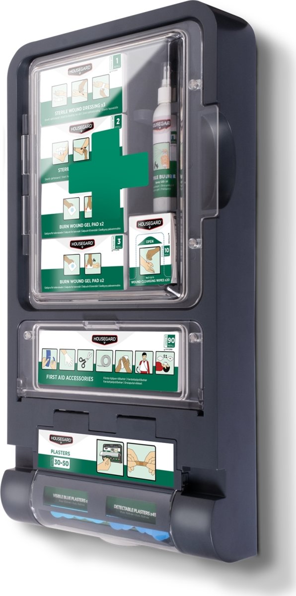 Housegard Första hjälpen- och brännskadestation