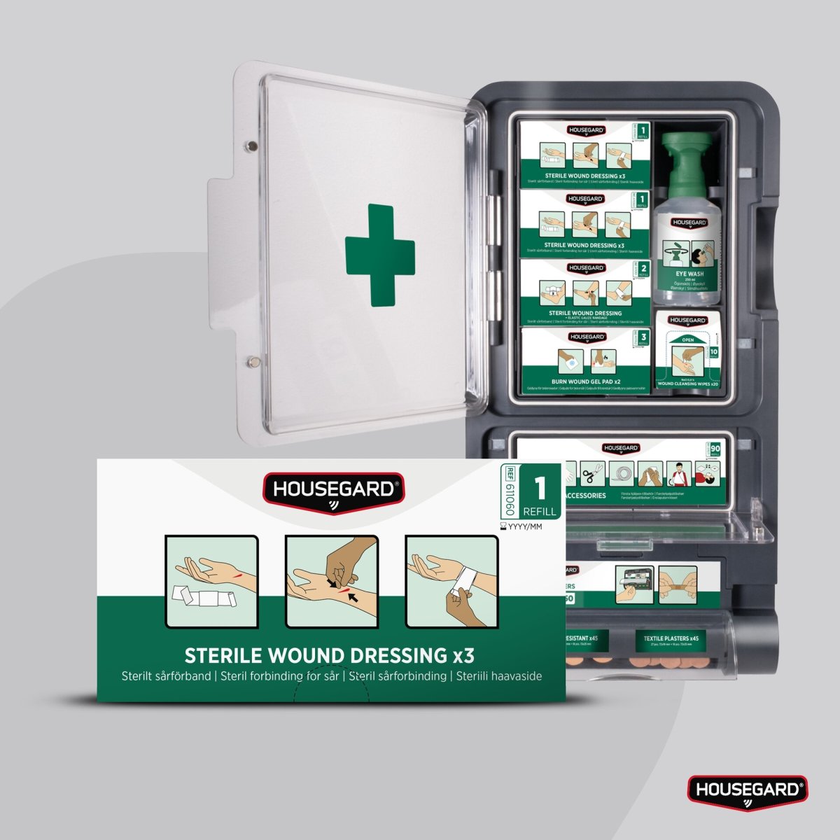 Housegard Sterilt sårförband - 3-Pack