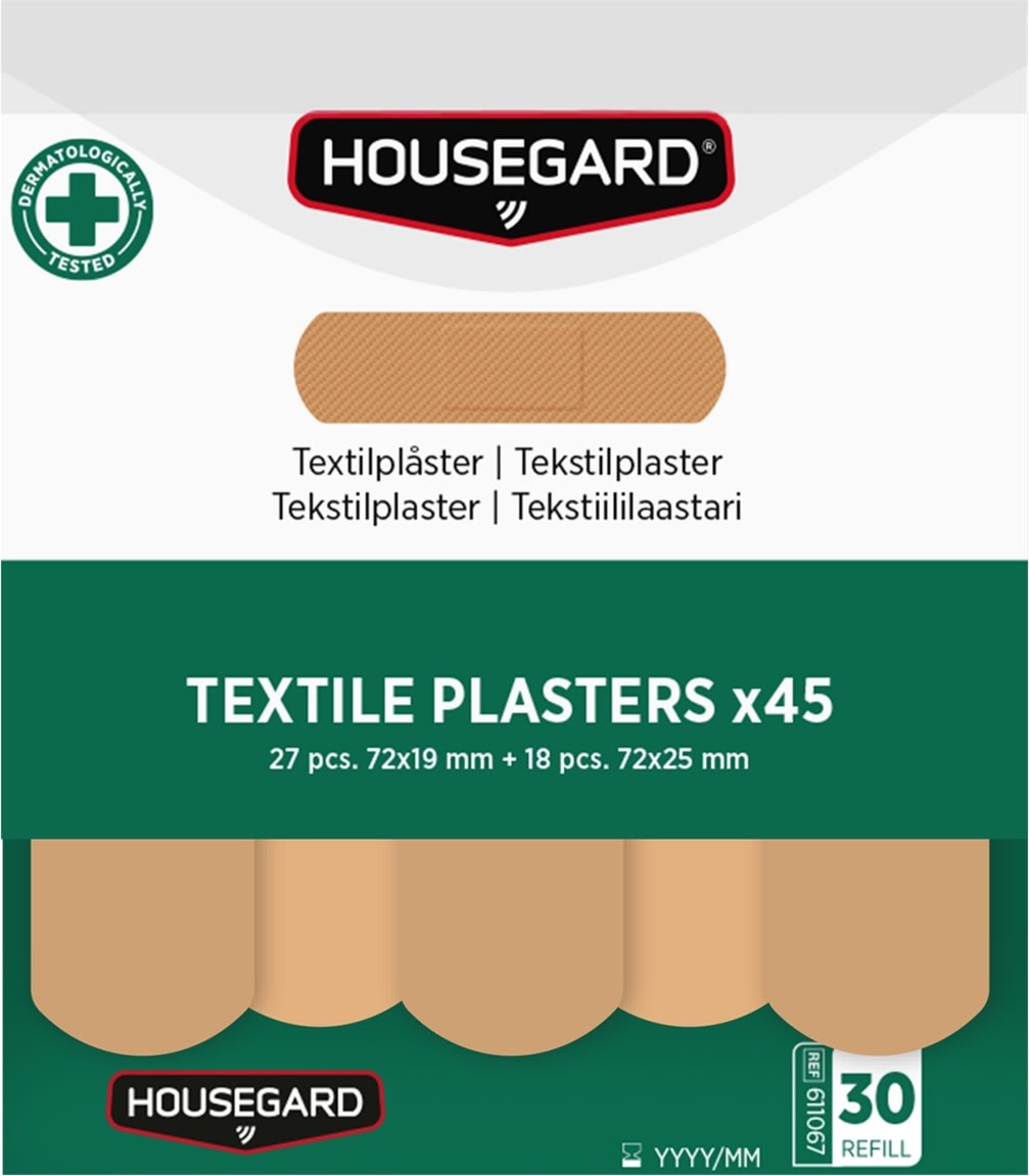 Housegard Textilplåster (2x45 st)