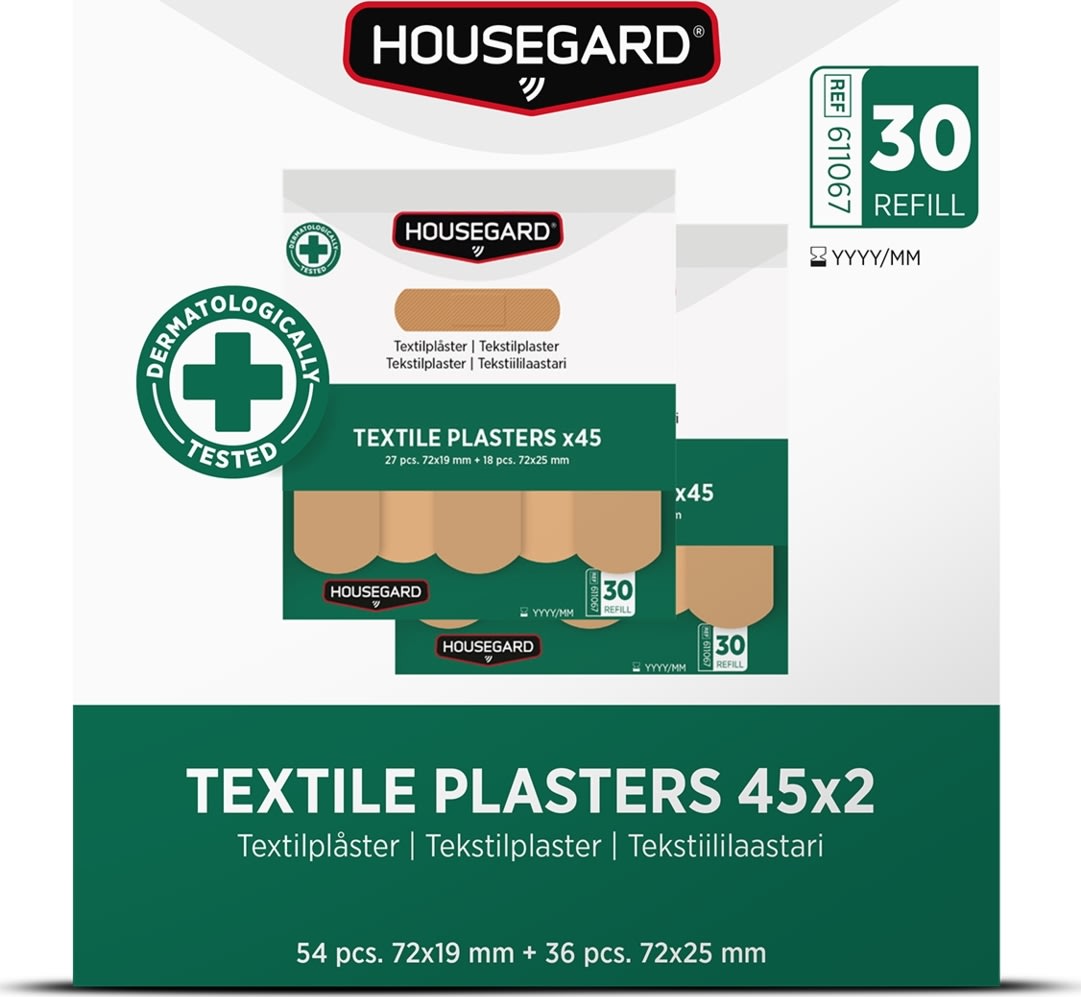 Housegard Textilplåster (2x45 st)
