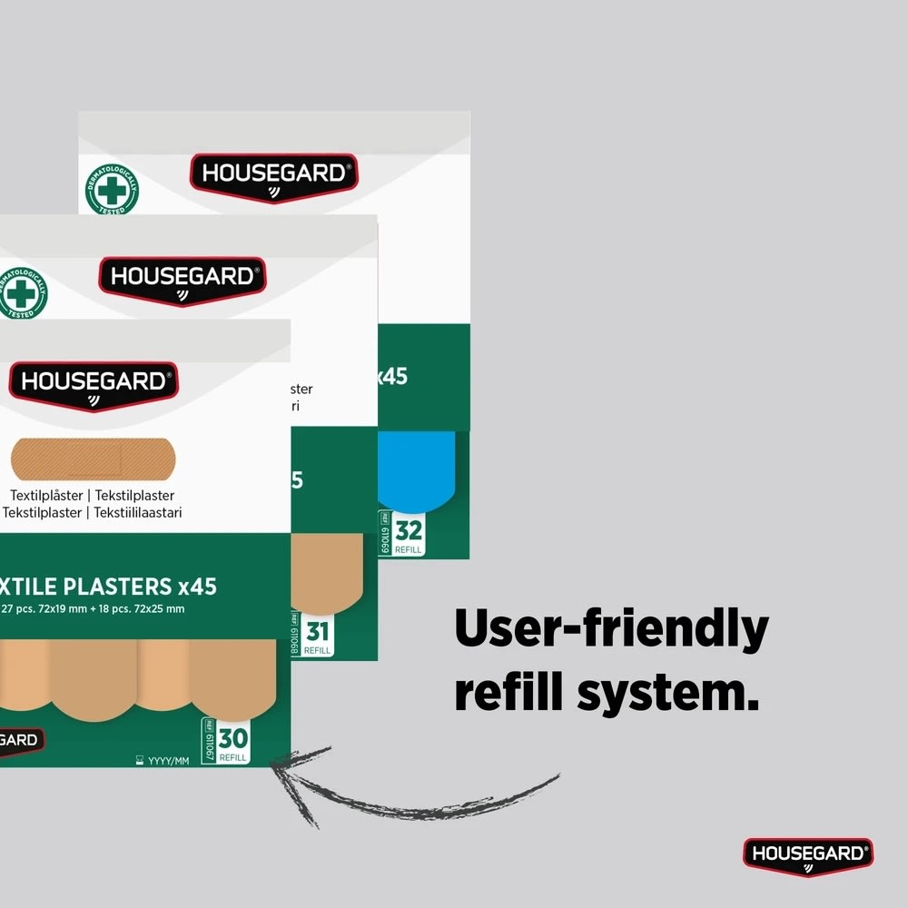 Housegard Detekterbara plåster (2x45 st)