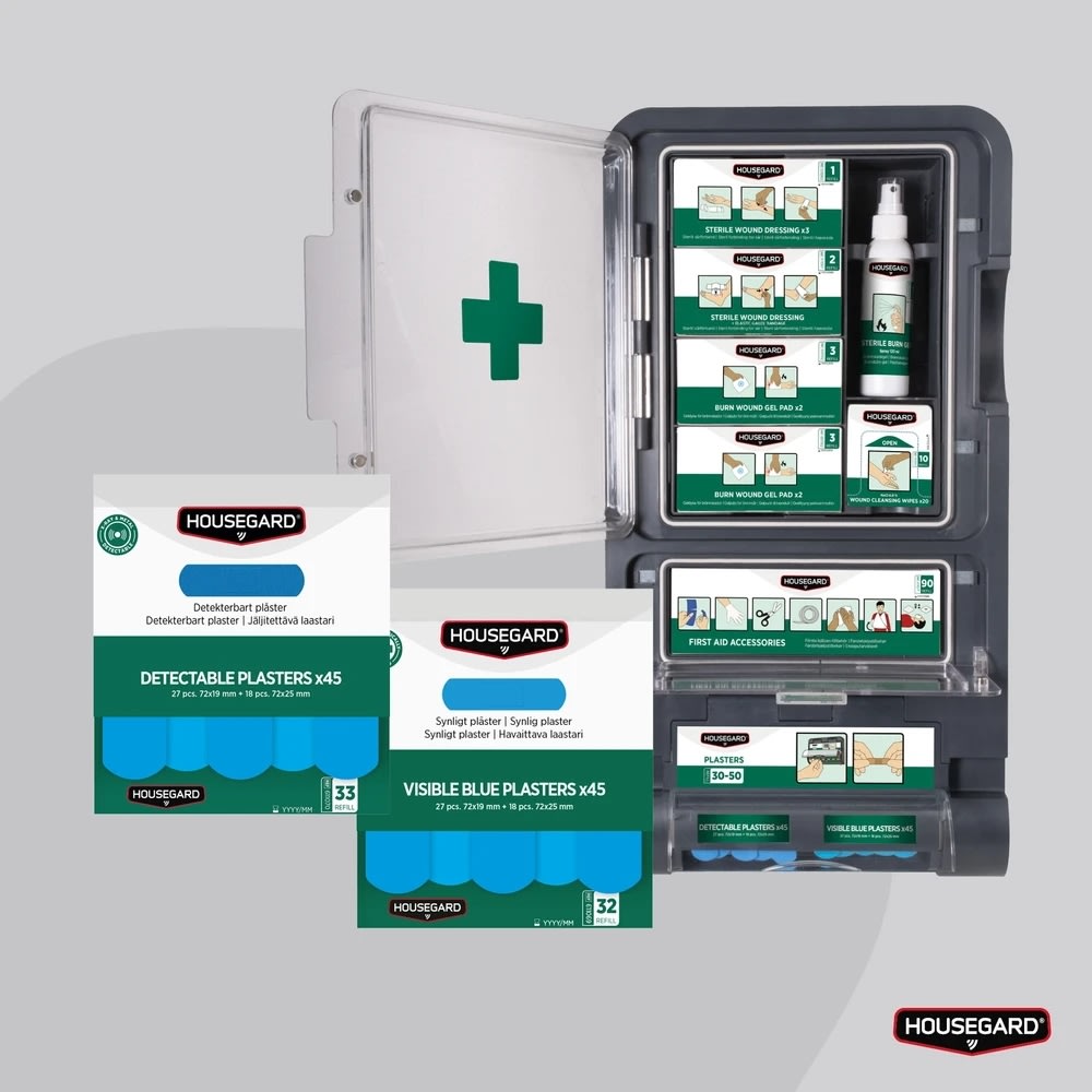 Housegard Detekterbara plåster (2x45 st)