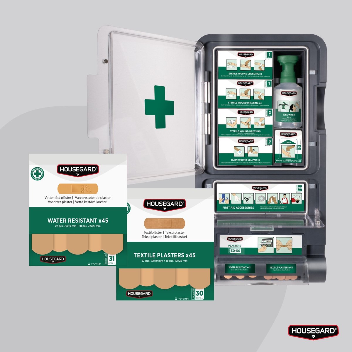 Housegard Vattenavvisande plåster, (2x45 st)