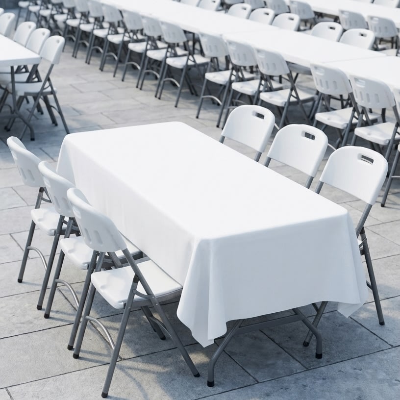 Park hopfällbart bord L183xB76xH74 cm