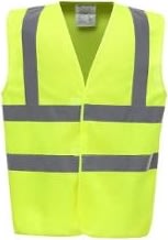 Varselväst kl 2 Gul XL