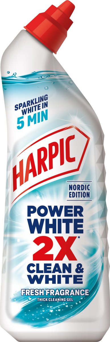 Flytande toalettrengöring Harpic White & Shine 750