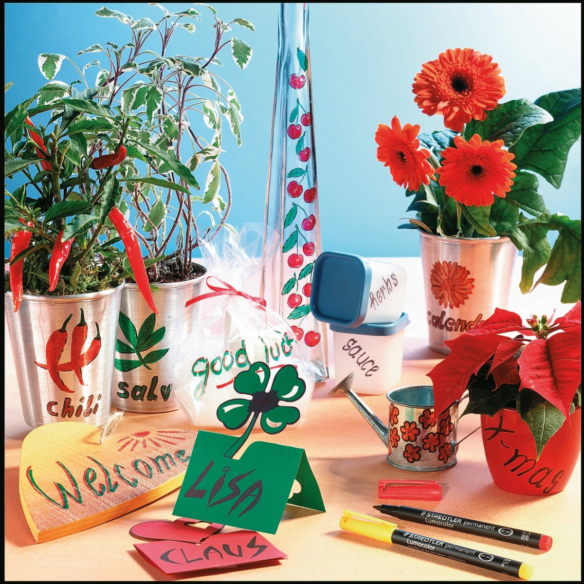 Staedtler Lumocolor 318 F märkpenna, permanent, gu