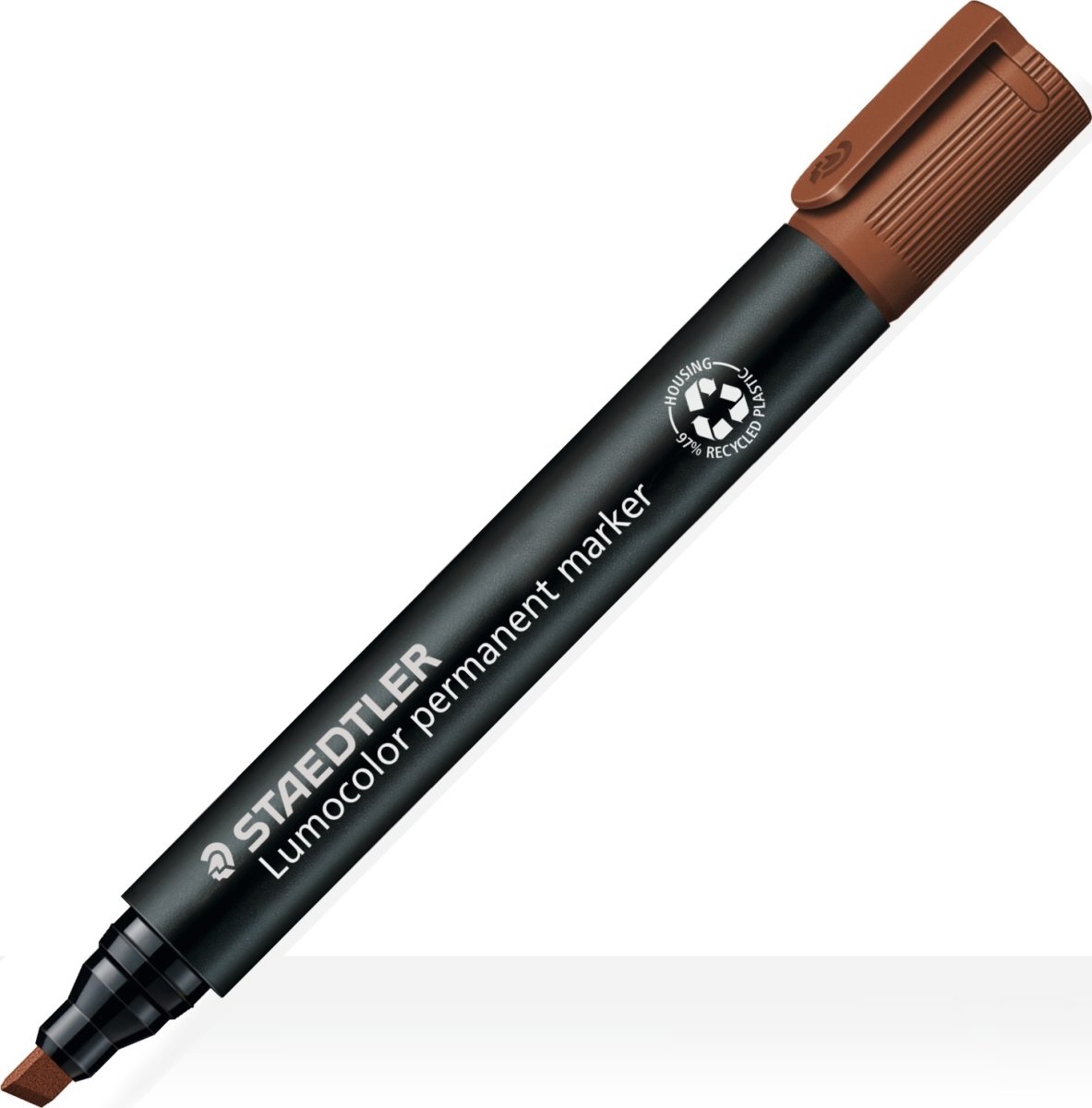 Staedtler Lumocolor 350 märkpenna, snedskuren, per