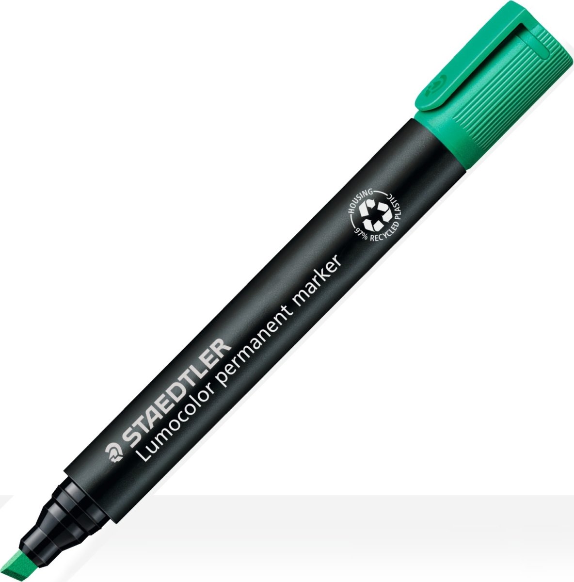 Staedtler Lumocolor 350 märkpenna, snedskuren, per