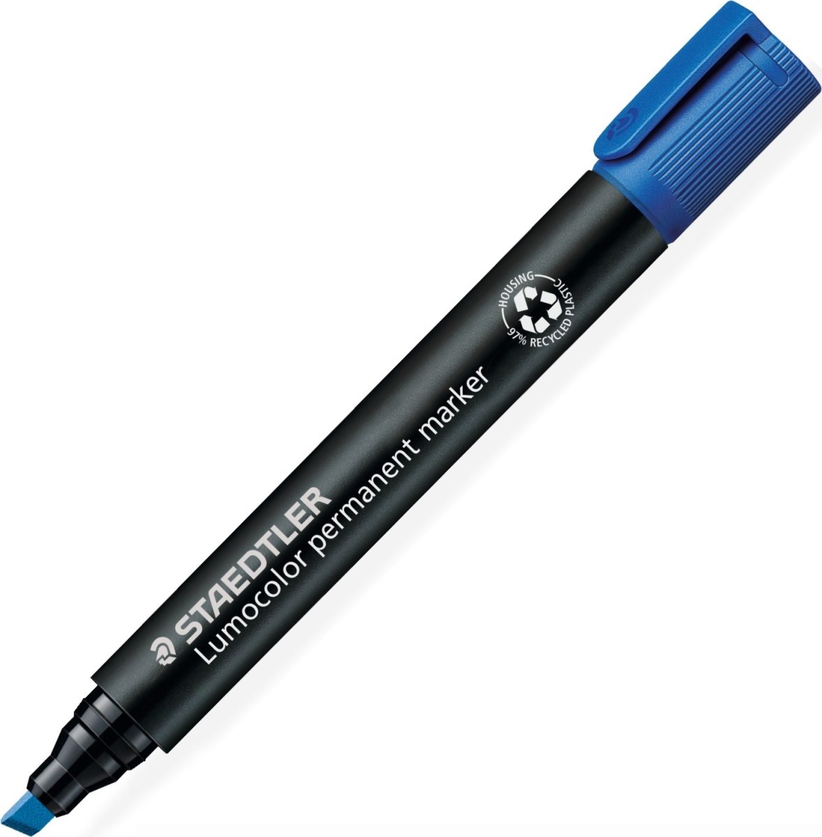 Staedtler Lumocolor 350 märkpenna, snedskuren, per