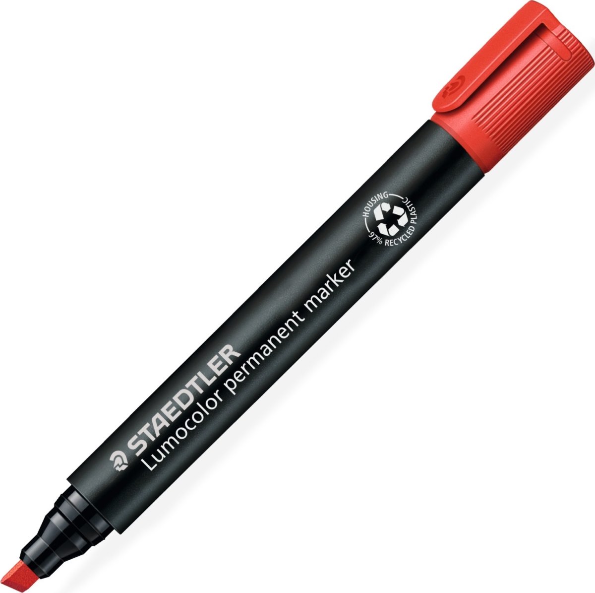 Staedtler Lumocolor 350 märkpenna, snedskuren, per