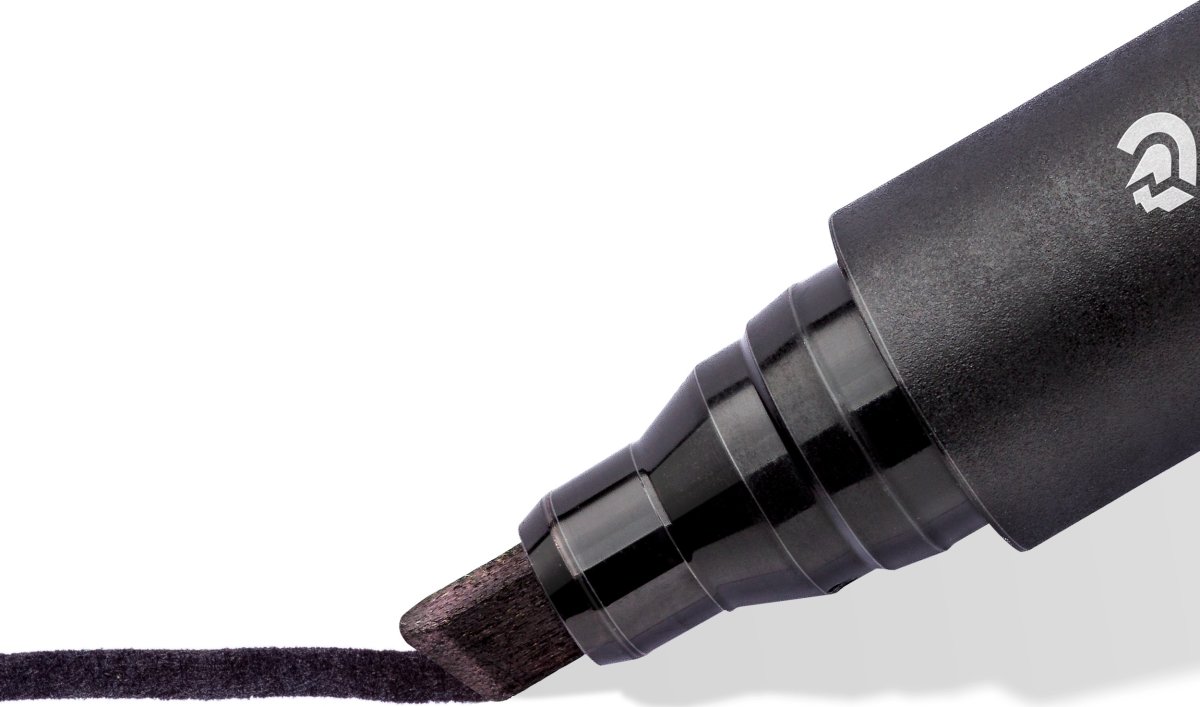 Staedtler Lumocolor 350 märkpenna, snedskuren, per