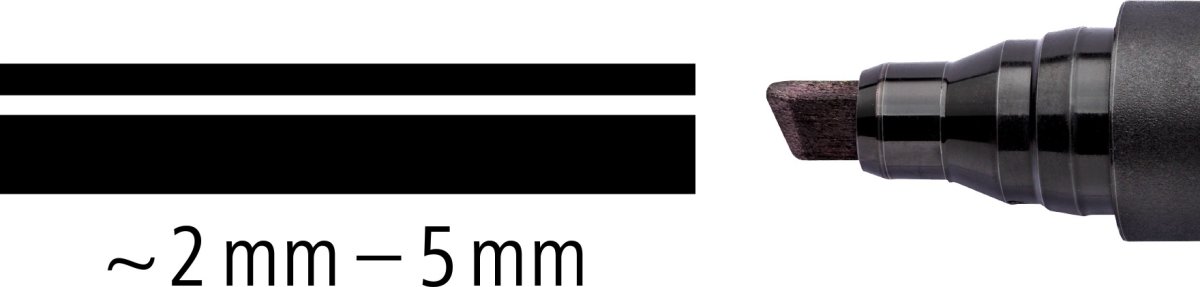 Staedtler Lumocolor 350 märkpenna, snedskuren, per