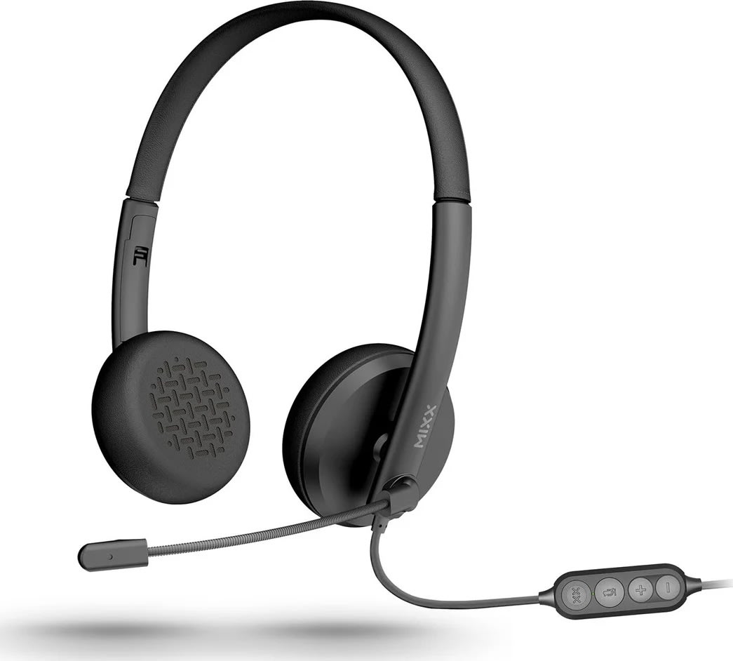 Mixx Headset Stereo H1u Kabelanslutet USB-A, svart