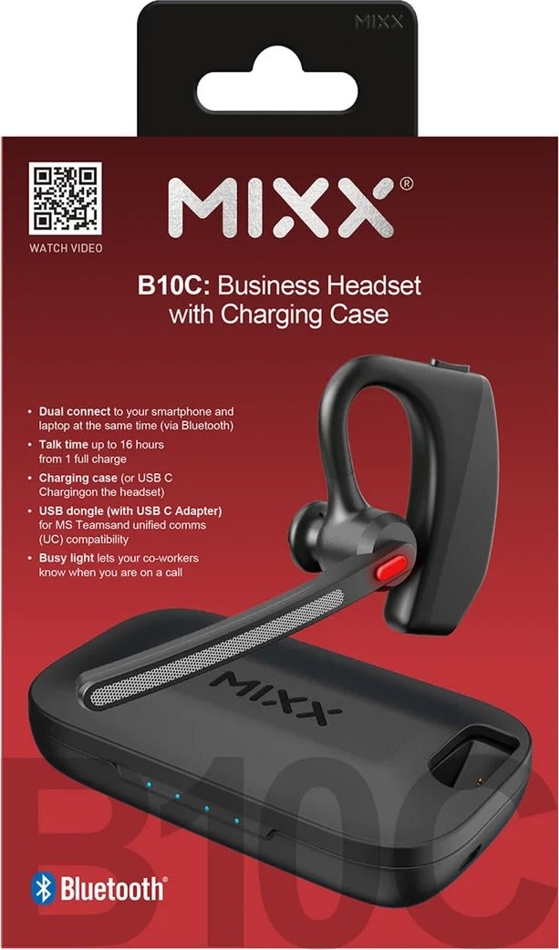 Mixx Headset Mono B10c Laddningsbas Dongle UC