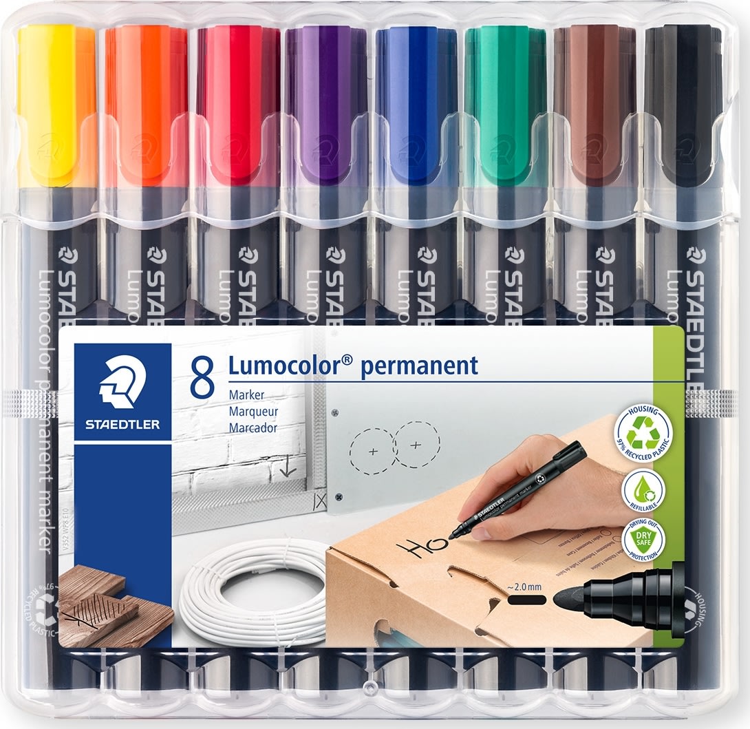 Staedtler Lumocolor 352 Märkpennor, runda, permane