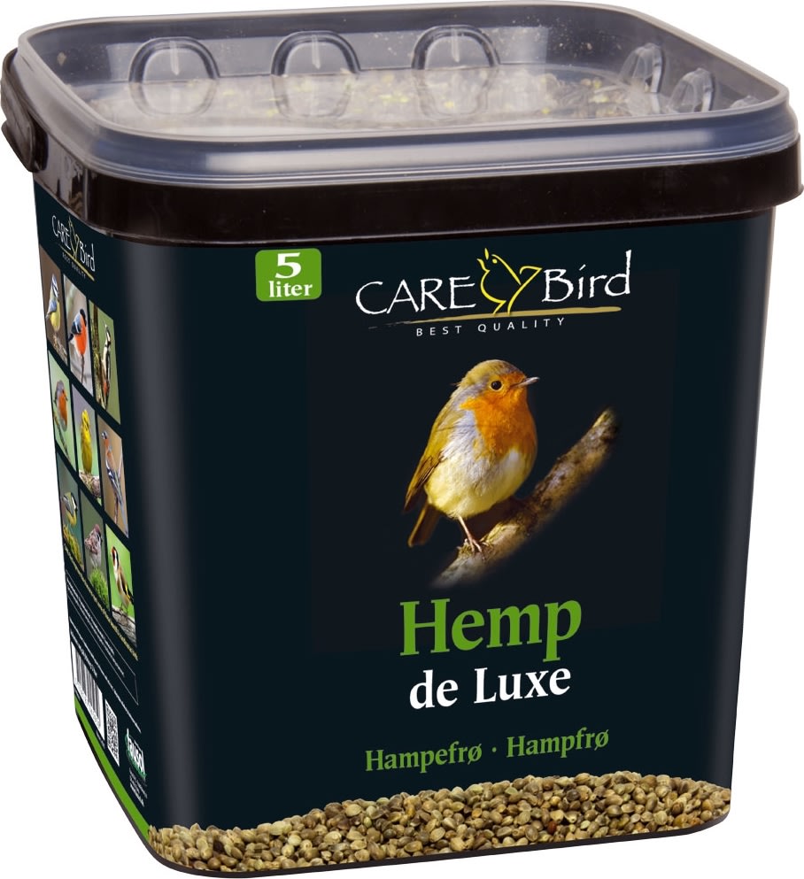 CARE-Bird fågelfrö Hemp de Luxe, 5L