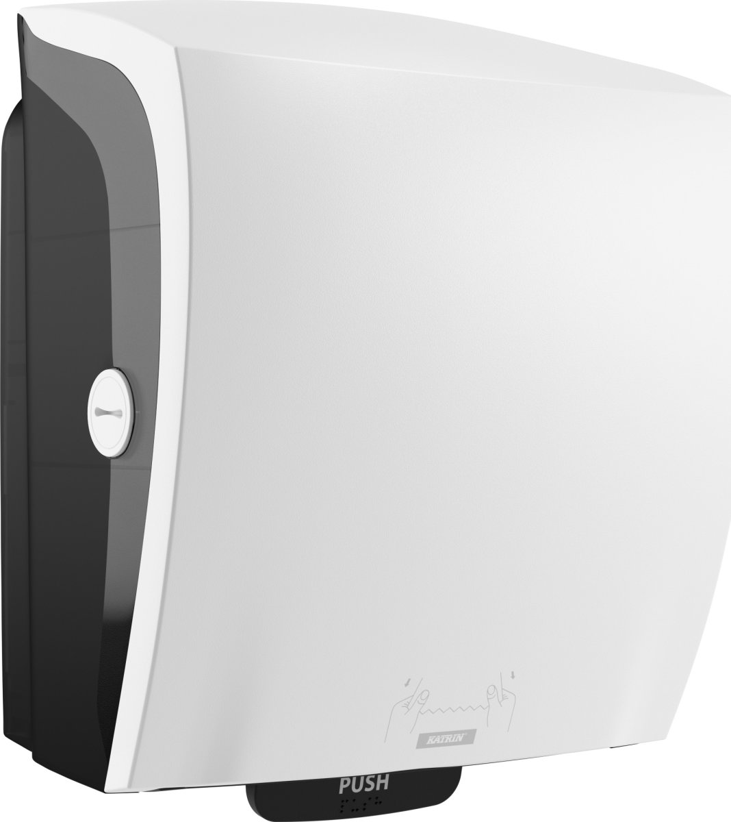 Katrin System handtorksdispenser, vit