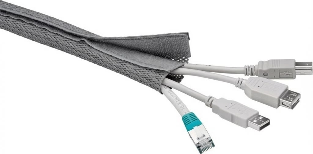 Kabelkanal MicroConnect 1,8 meter Grå