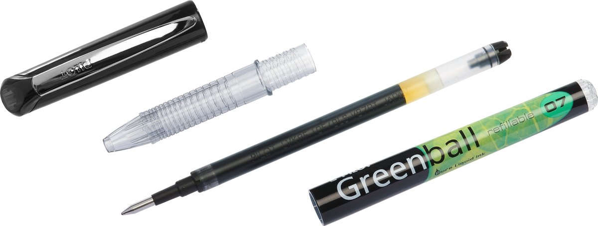 Pilot Greenball Rollerpenna | M | Svart