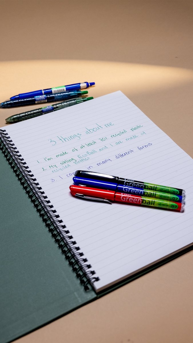 Pilot Greenball Rollerpenna | M | Svart
