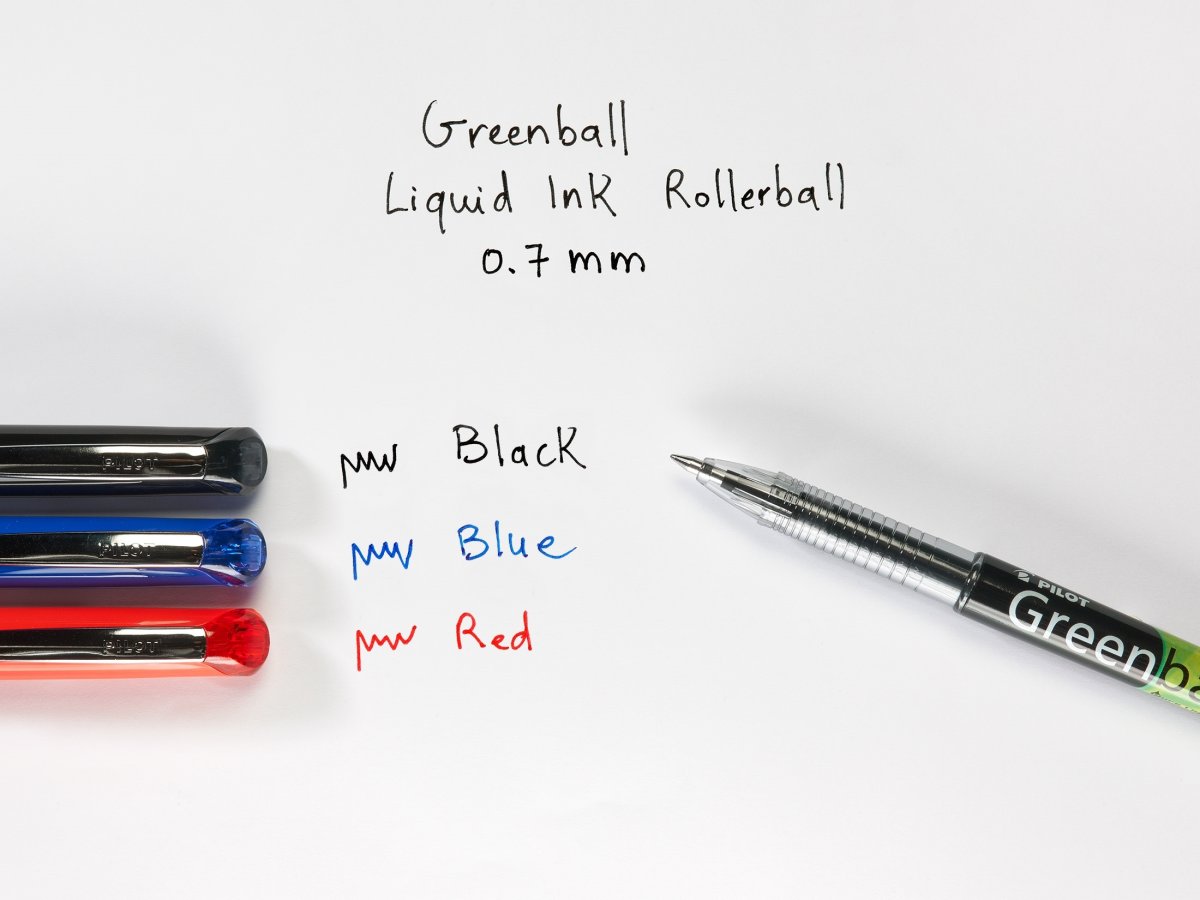 Pilot Greenball Rollerpenna | M | Svart