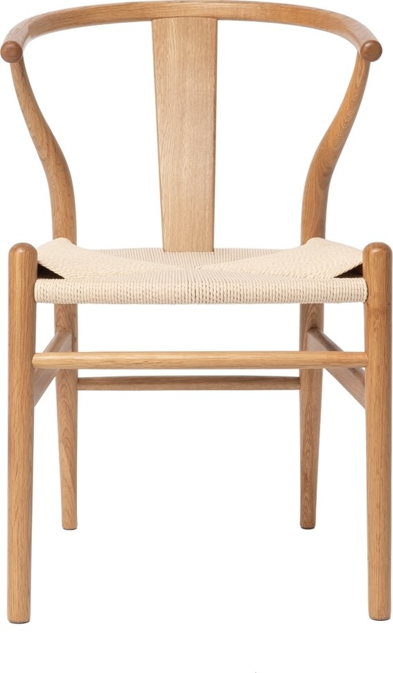 NordicLine matsalsset med 4 stolar med flät, ek