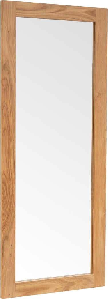 NordicLine Spegel, bred ram i ek, 50x120 cm