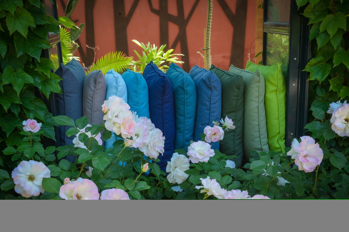 Panama Kudde 45x45 cm, Grön