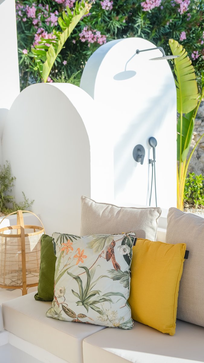 Grasse Outdoor+ Kudde 50x50 cm, Grön/natur