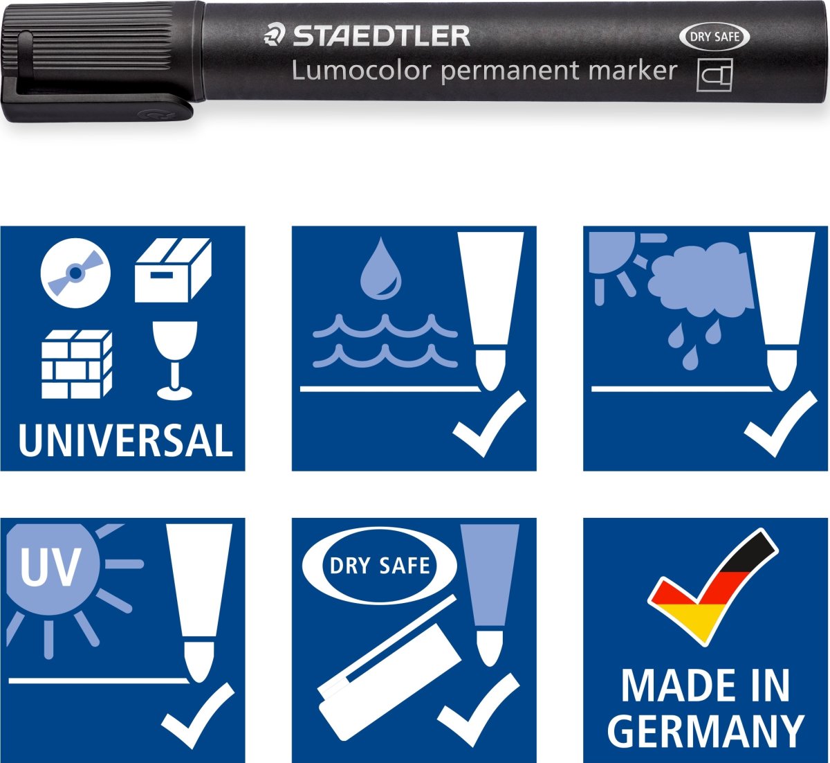 Staedtler Lumocolor 352 märkpenna rund, permanent,