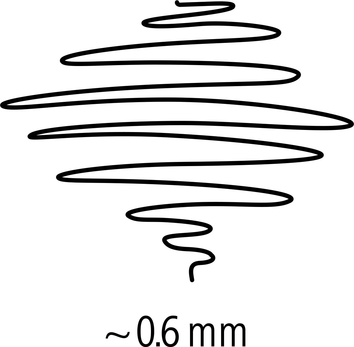Staedtler Lumocolor 316 Märkpenna F, icke-perm, gu
