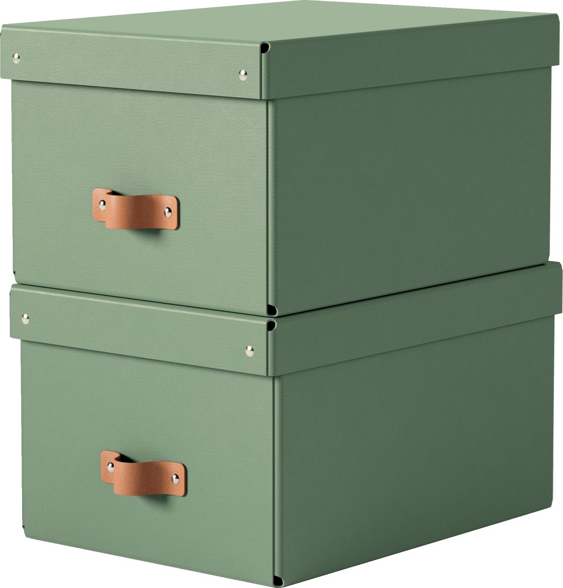 Leitz Puro Box m. lock | M | Grön | 2 st.